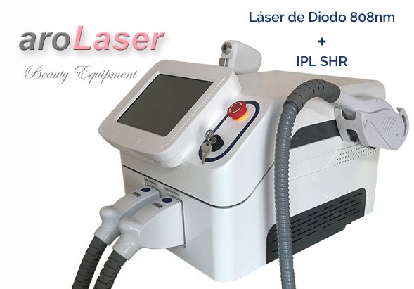 Multifuncion Laser diodo 808nm+ IPL SHR Arolaser