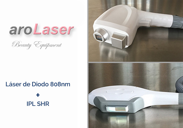 Multifuncion Laser diodo 808nm+ IPL SHR Arolaser