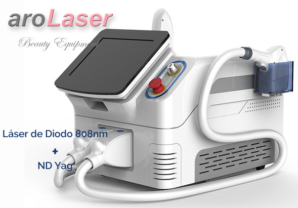 Multifuncion Laser-diodo 808nm + ND Yag Arolaser